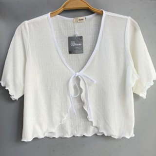 Áo khoác tay ngắn, áo cardigan croptop Hằng Sumi-Hsumi