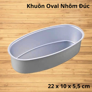 Khuôn Ovan Nhôm Đúc Nhập Khẩu Kích Thước 22cm x 10cm x 5,5cm.