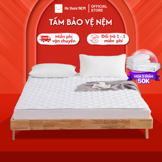 Tấm lót chống thấm nệm SERENA Tấm miếng ga lót bảo vệ niệm nệm đệm trải giường chống thấm nước cotton cao cấp