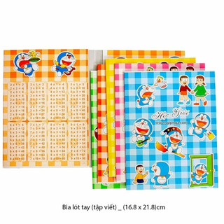 Combo 03 Bìa Kê Tay Học Sinh, Bìa Kê Vở - Chống Thấm Nước Giữ Vở Sạch Sẽ Dành Cho Học Sinh Tiểu Học