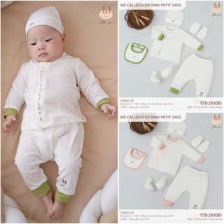 Bộ quần áo sơ sinh cài chéo smoothy kèm phụ kiện Little Love