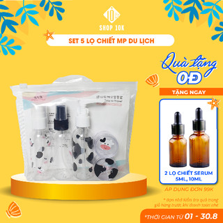 Bộ chiết mỹ phẩm mini Hàn Quốc 7 Món - SP004010