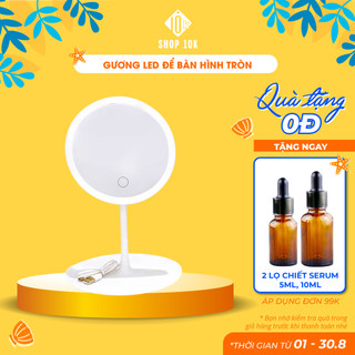 Gương để bàn trang điểm có đèn led cảm ứng SHOP10K - SP004014