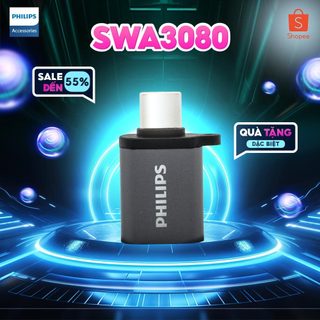 Đầu chuyển đổi philips swa3080 từ type-c male sang usb3.0 female