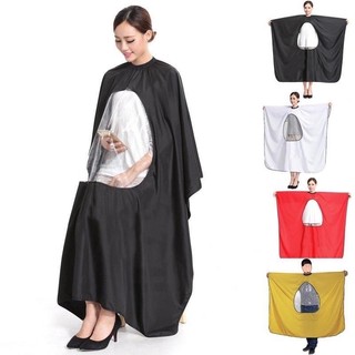 Khăn cắt tóc bóng kính màu đen