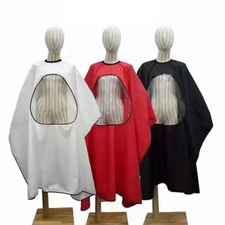 Khăn cắt tóc bóng kính màu đen