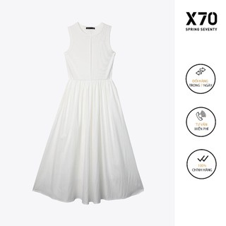 Đầm Maxi Nữ Thiết Kế Sát Nách Viền Kiểu Mặt Trước Thời Trang X70 - 00980002