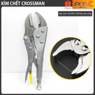 Kìm chết, kìm bấm chết miệng tròn 10 inch CROSSMAN tiêu chuẩn USA, chất liệu thép không gỉ/ kìm/kềm