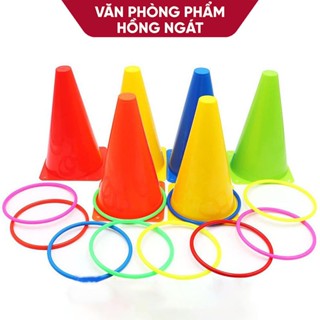 Chóp vận động và vòng ném cổ chai cho bé, giáo cụ dạy học của giáo viên tiểu học DC41