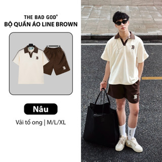  Áo Polo The Bad God Line Brown Local Brand 