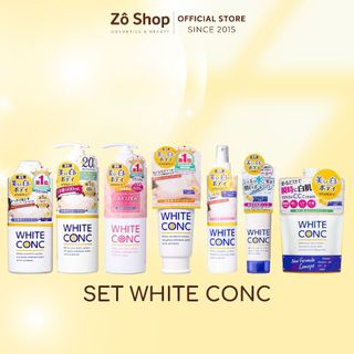 Set White Conc dưỡng trắng body chuyên sâu 4 sản phẩm