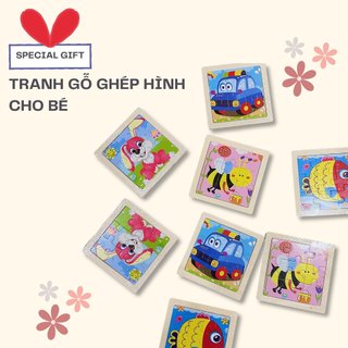 Đồ chơi ghép gỗ cho bé BERRY tranh ghép gỗ giúp bé vui chơi sáng tạo QTMG (Giao ngẫu nhiên)