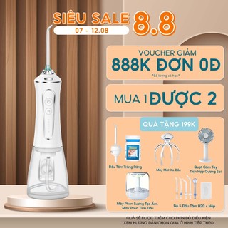 Tăm Nước H2ofloss HFp11, phiên bản nâng cấp 2024 với sạc usb type C. Tặng kèm túi du lịch