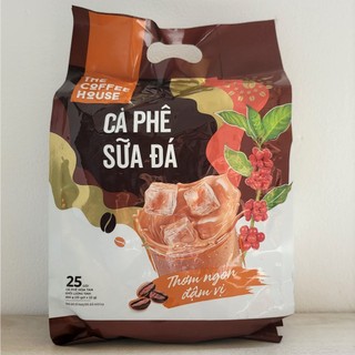 Túi nâu cà phê sữa đá hòa tan 3 in 1 instant milk coffee
