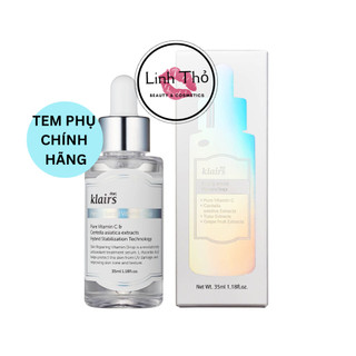 [CTY - TEM PHỤ] Tinh Chất Làm Mờ Thâm Mụn Klairs Freshly Juiced Vitamin Drop Serum 35ml