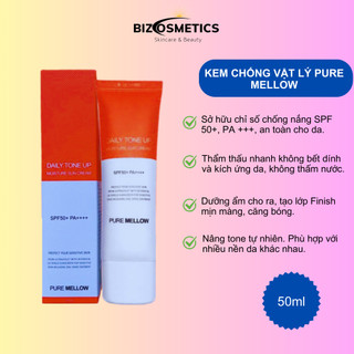 Kem chống nắng vật lý Daily Toneup Pure Mellow Hàn Quốc 50g
