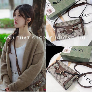 Túi xách nữ chữ G ngang size 18 có hộp