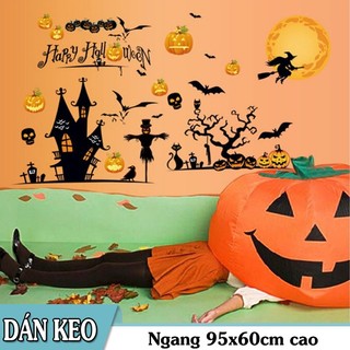 Decal trang trí Halloween mẫu 02