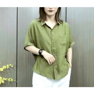 Áo sơ mi nữ chất liệu đũi xước tơ mềm nhẹ, thoáng mát SP25