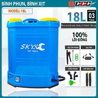 Máy phun thuốc trừ sâu - Bình xịt thuốc sâu 18L chính hãng SKY