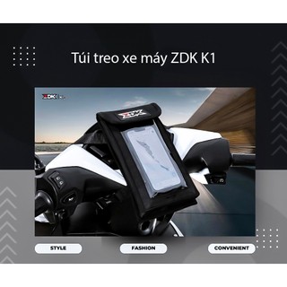  Túi Treo Đầu Xe Máy ZDK K1 Đựng Điện Thoại Chống Cướp Giật Xem Google Map 2026 