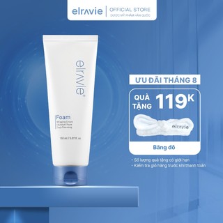 Sữa rửa mặt tạo bọt sạch sâu dưỡng ẩm dịu nhẹ mềm da elravie deep cleansing perfect foam 150ml