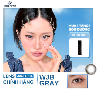 Kính áp tròng WJB GRAY lens mắt xám tự nhiên có độ dùng 6 tháng- Lens Optic