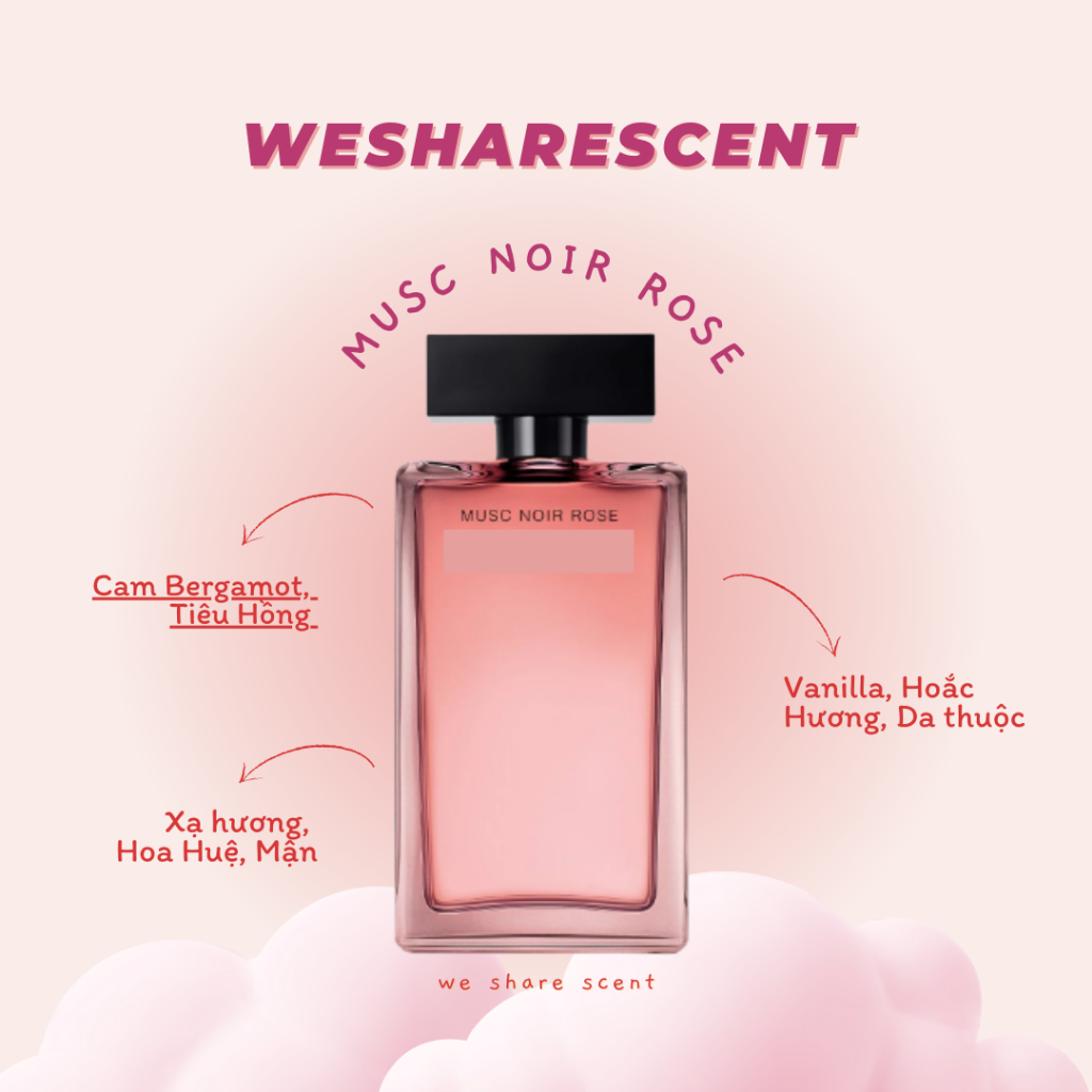 [𝘼𝙪𝙩𝙝] Nước hoa Nar Musc Noir Rose 5ml/10ml - 𝙬𝙚𝙨𝙝𝙖𝙧𝙚𝙨𝙘𝙚𝙣𝙩 -