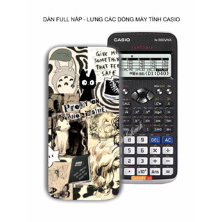  Totoro - miếng dán máy tính cầm tay casio full các dòng 