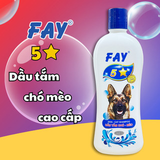 Dầu Tắm Chó, Mèo FAY 5 Sao 300ml với 5 tính năng kết hợp