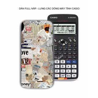  Giấy báo mèo - miếng decal dán máy tính cầm tay casio 