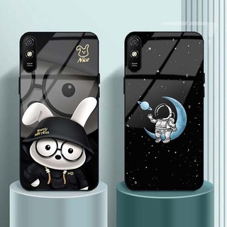 Ốp Lưng Xiaomi Redmi 9A Mặt kính cường lực Cao Cấp, Sang Trọng thiết kế Độc Quyền