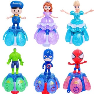 ( Nhiều Mẫu) Đồ chơi Lồng Đèn Trung Thu Siêu nhân nhện, Captain America, Phi hành gia biết đi,có đèn và nhạc,bé trai,gái
