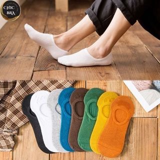 Set 5 đôi tất hài, vớ hài cotton gân nữ dày dặn thoáng khí loại đẹp