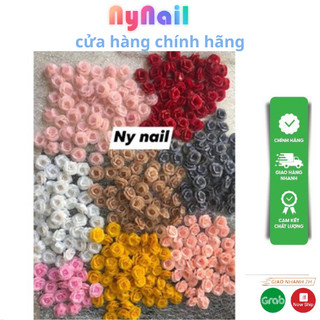 Hoa Bột nail “ sét 10 bông Hồng Pháp “