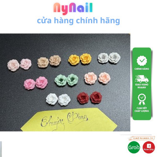 Hoa Bột nail “ sét 10 bông Hồng Pháp “
