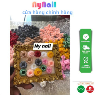 Hoa Bột nail “ sét 10 bông Hồng Pháp “