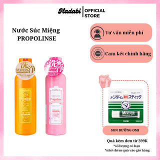 Nước Súc Miệng Propolinse Nhật Bản 600ml, Nước Súc Miệng Nhật Nhật Bản Làm Sạch Mảng Bám Chống Hôi Miệng Hadabi