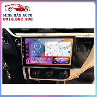 Bộ màn hình A5 lắp sim 4G cho xe TOYOTA ALTIS 2018-2019, RAM 2G,ROM 32G-phụ kiện đồ chơi ô tô