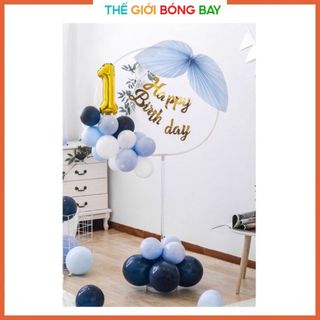 Bộ Trụ Tròn Gắn Bóng Trang Trí Sinh Nhật Trang Trí Cưới Party Kỷ Yếu