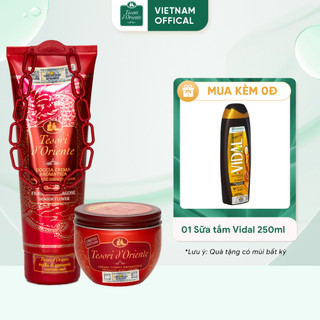 Combo Sữa Tắm nước hoa 250ml và Kem Dưỡng Thể Tesori D'Oriente nhập khẩu Ý chính hãng