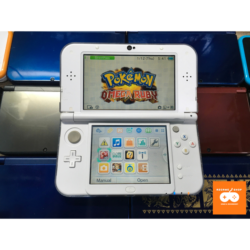 Máy Chơi Game Nintendo New 3DS LL (Kho 5000 Game 3DS/NDS/GBA/GBC/NES/SNES) Đầy Đủ Phụ Kiện