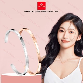 Julius Official | Vòng tay Cuff Julius, lắc tay đôi, vòng Tay JSB078 unisex, vòng đeo tay nam nữ