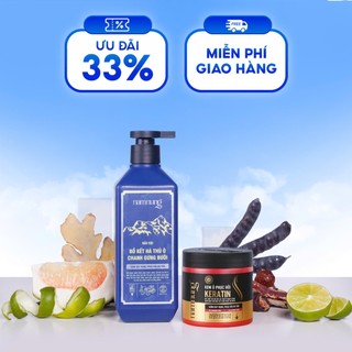 Combo gội ủ thảo dược NamNung phục hồi chân tóc, hạn chế hư tổn, giúp tóc chắc khỏe