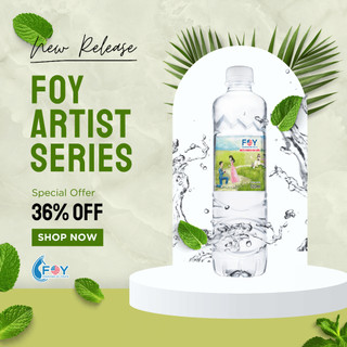 [QUÀ TẶNG] Thùng 24 Chai Nước kiềm FOY Artist Series 2024 loại 520ml