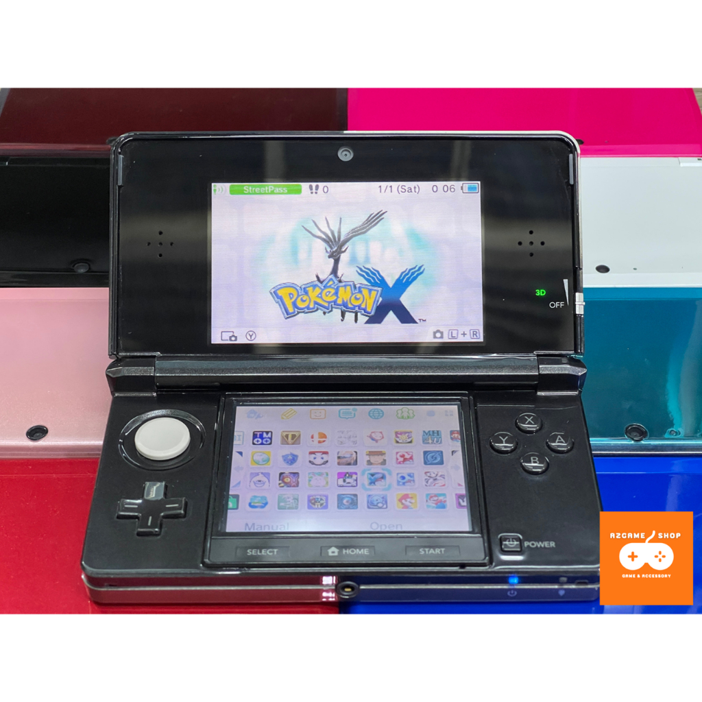Máy Chơi Game Nintendo 3DS (Kho Game Hơn 5000 Các Hệ 3DS/NDS/GBA/GBC/NES/SNES) Đầy Đủ Phụ Kiện