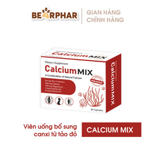  Viên uống Canxi hữu cơ Calcium Mix - Bổ sung Canxi hữu cơ cho Bà bầu & Mẹ sau sinh Người lớn tuổi 
