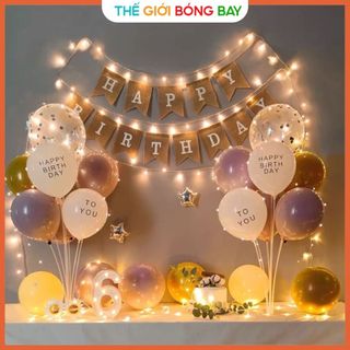 Set bóng trang trí sinh nhật lung linh trang trí sinh thần