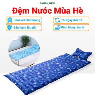 Đệm Nước Nằm Mát Gia Đình Lót Ghế Sofa Giúp Hạ Nhiệt Mùa Hè Kích Thước 185cm x 75cm