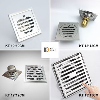 Phễu thoát sàn inox 304 thông minh chống mùi hôi và côn trùng, chống trào ngược bảo hành 12 tháng